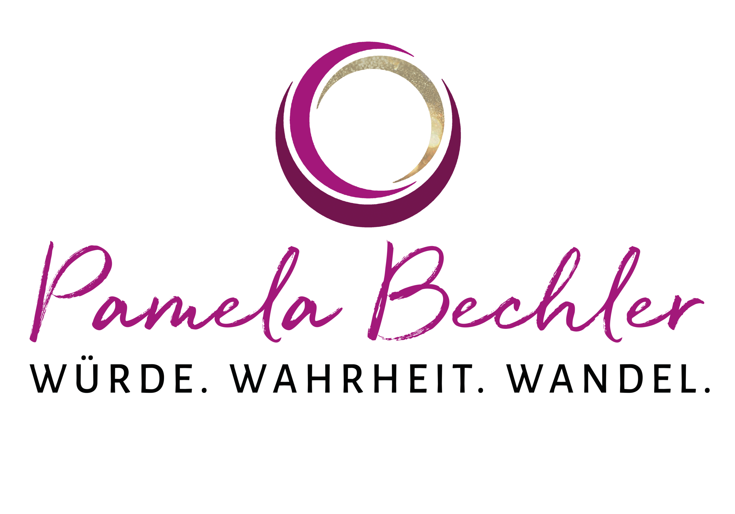 Logo mit Schriftzug von Pamela Bechler Mentorin für Frauen